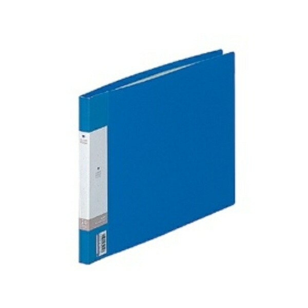 Rihitora Request Clear Book A4 Landscape 20 Pockets Spine Width 16mm Blue G3220-8 1 Book