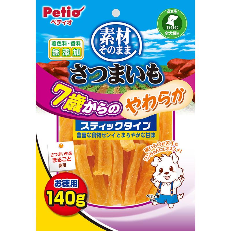Petio Made with Real Ingredients Sweet Potato Soft Stick Type for Ages 7 and Up 140g