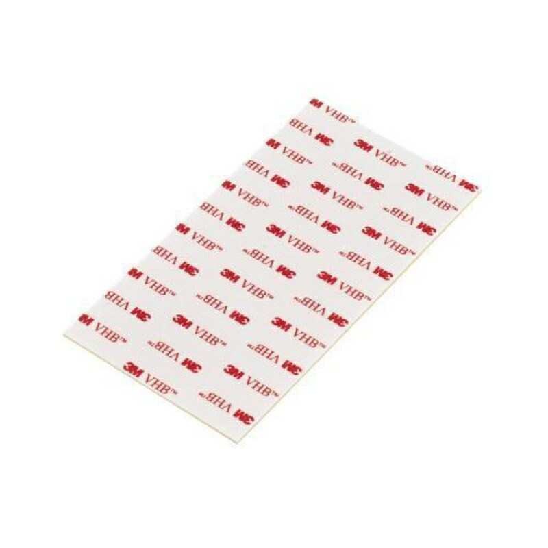 Amon Super Strong Double-Sided Tape (For Bumpers, Spoilers, etc.) Exterior Use Strong Fixing Type White Width 75mm × Length 140mm × Thickness 1.14mm 3911