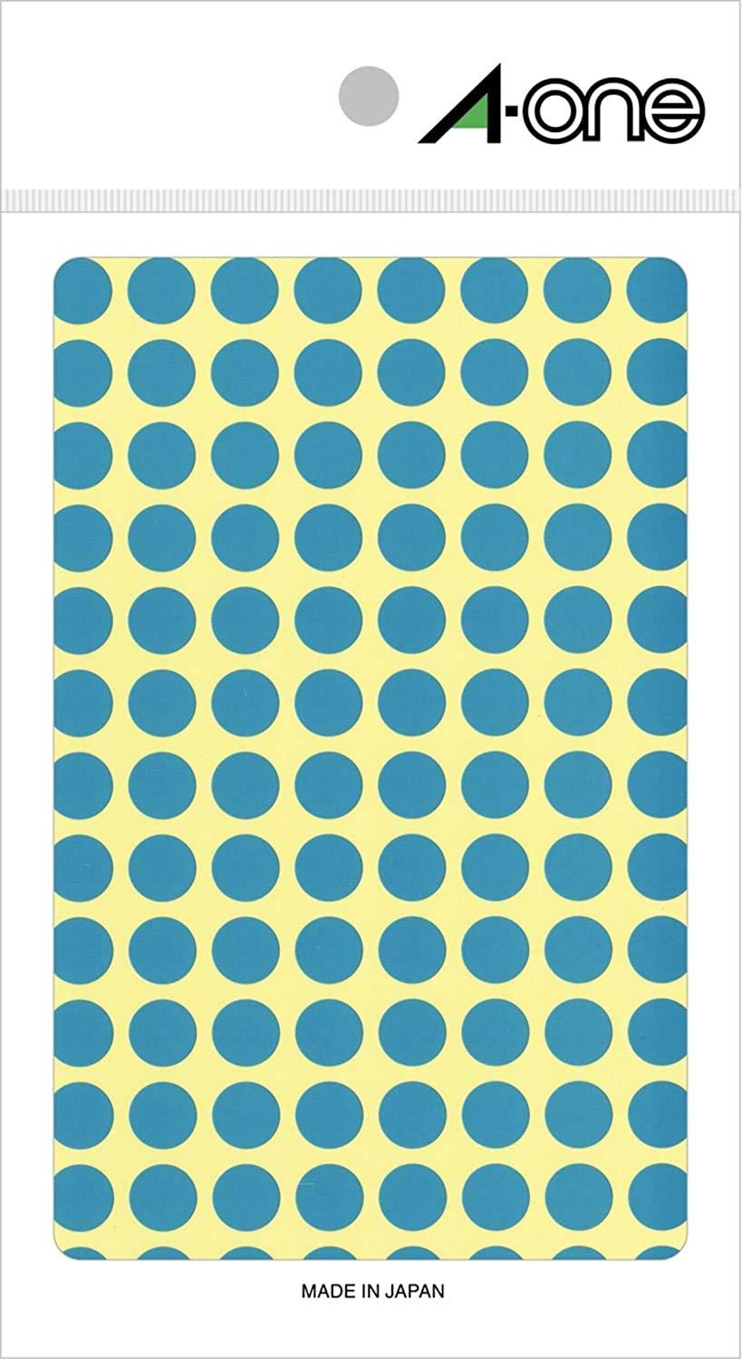 A-One Color Label Blank Round 9mm 14 Sheets 07006