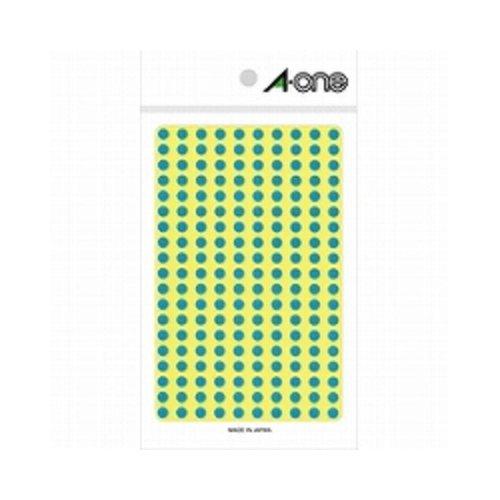 A-One Color Label Blank Round 5mm 9 Sheets 07066