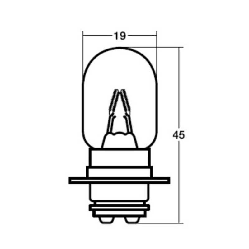 STANLEY B/P Bulb 12V 25/26W NO66