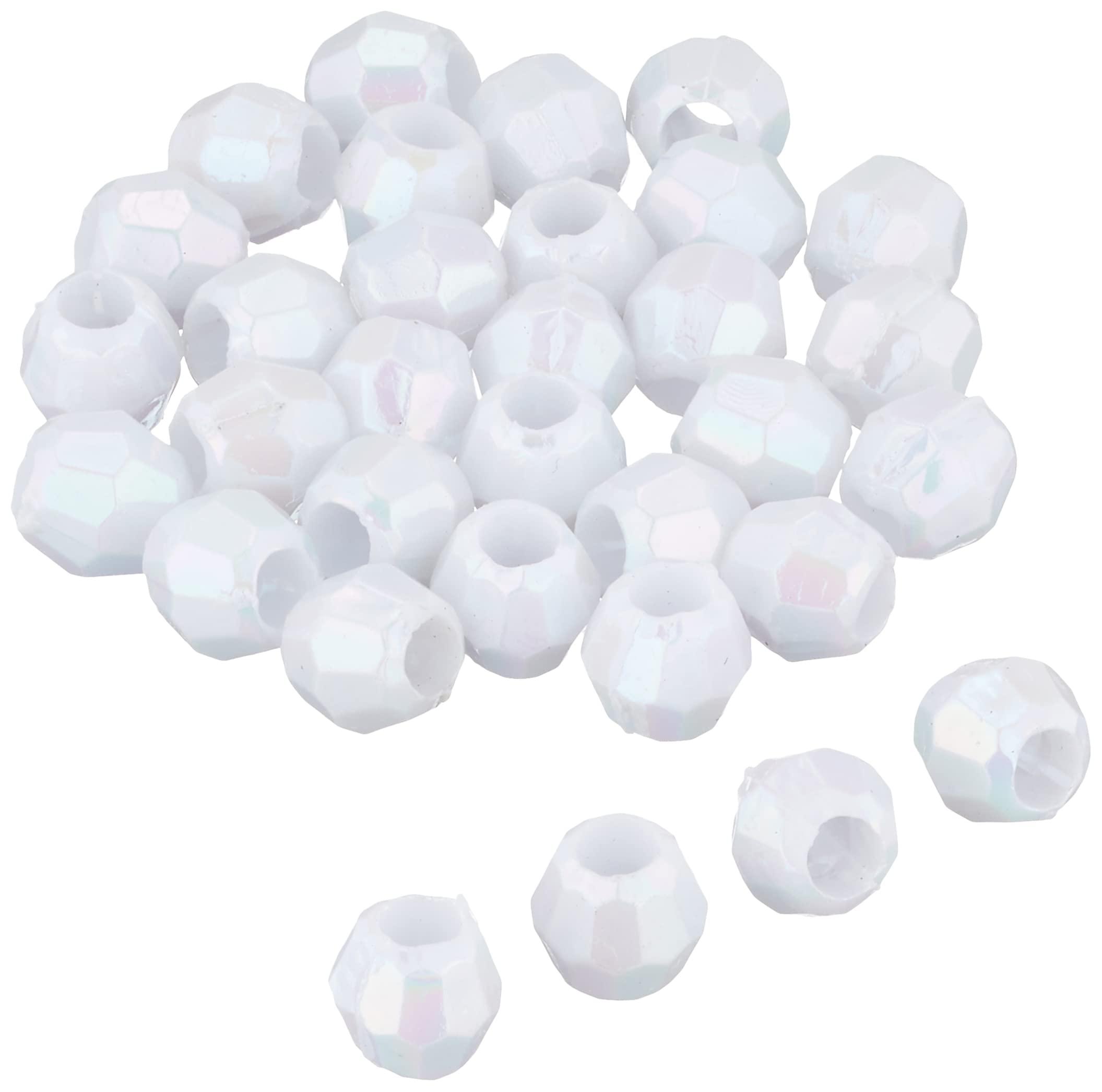 Beads Acrylic Cut Beads DX 8mm