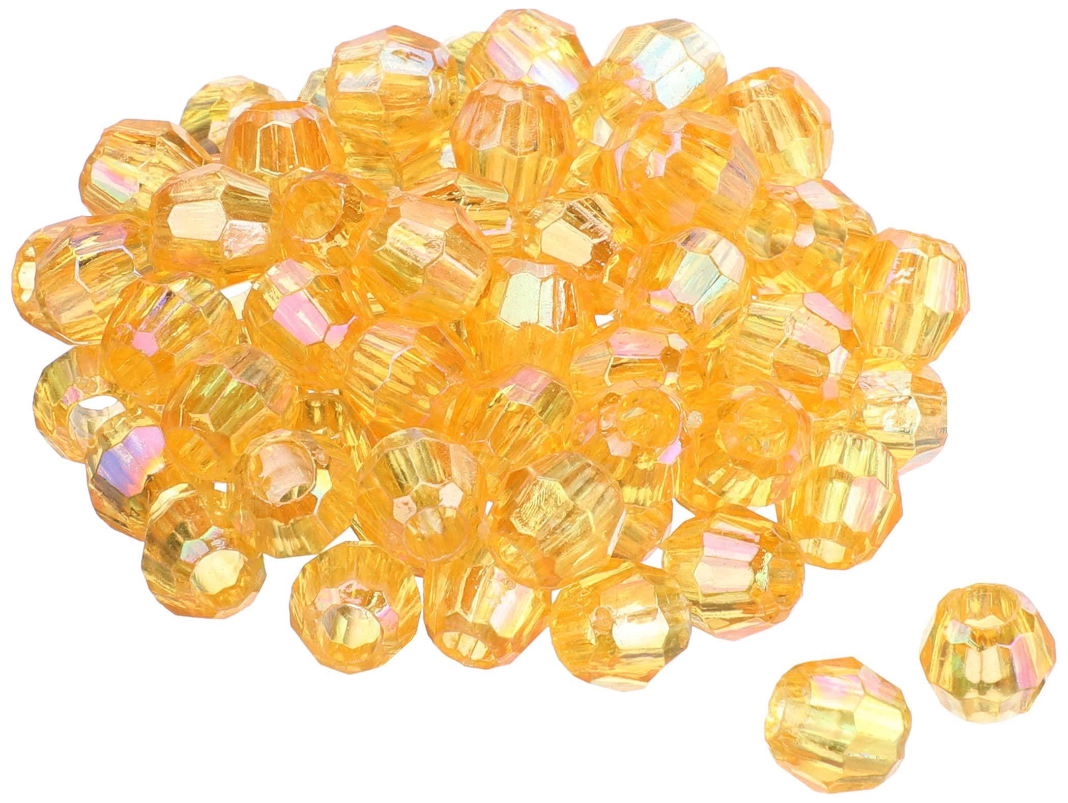 Beads Acrylic Cut Beads DX 8mm