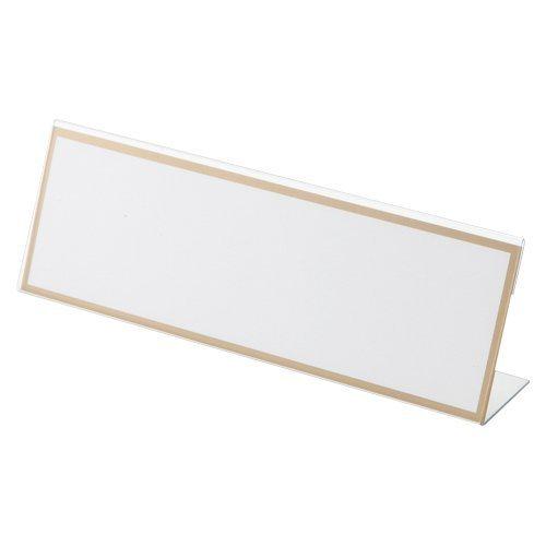 L-Shaped Card Holder Body (Made of Recycled PET Resin, 1mm Thick) CR-KD200P-T