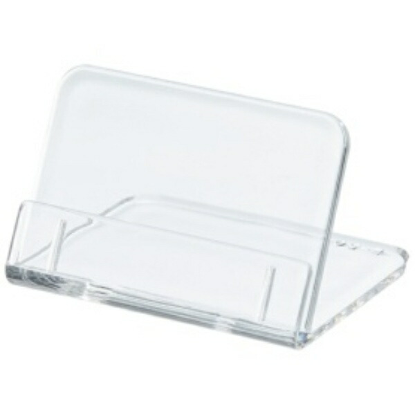 Kyoei Methacrylate L-Shaped Card Holder, 5-Pack, Transparent, Large L-Shape L-50-5