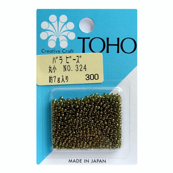 TOHO Maruko Beads Loose Pack Beads Approx. 2.2mm Outer Diameter Approx. 7g Per Pack No. 324
