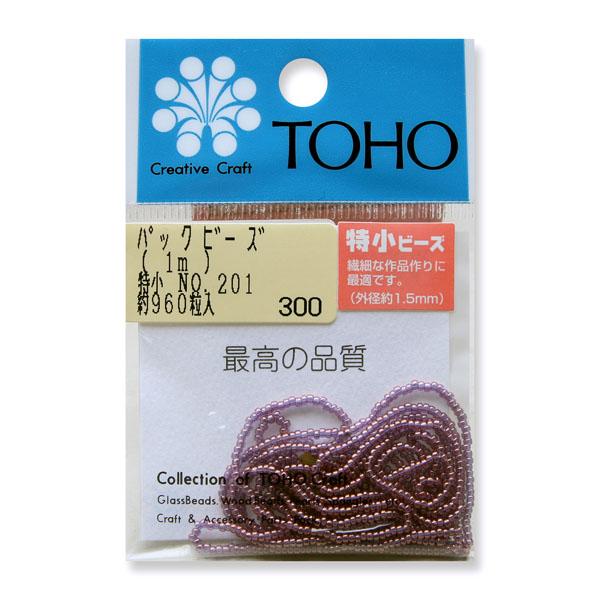 TOHO Extra Small Beads Threading Beads Approx. 1.5mm Outer Diameter 1m Roll No.201