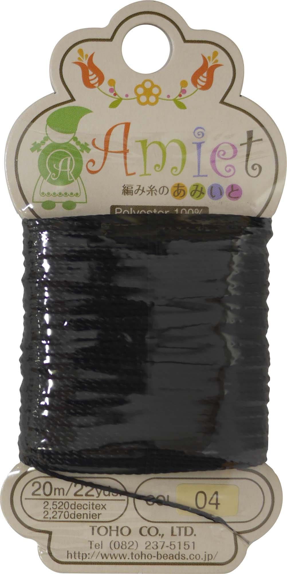 TOHO Amiito Amiet 20m Roll 04 Black