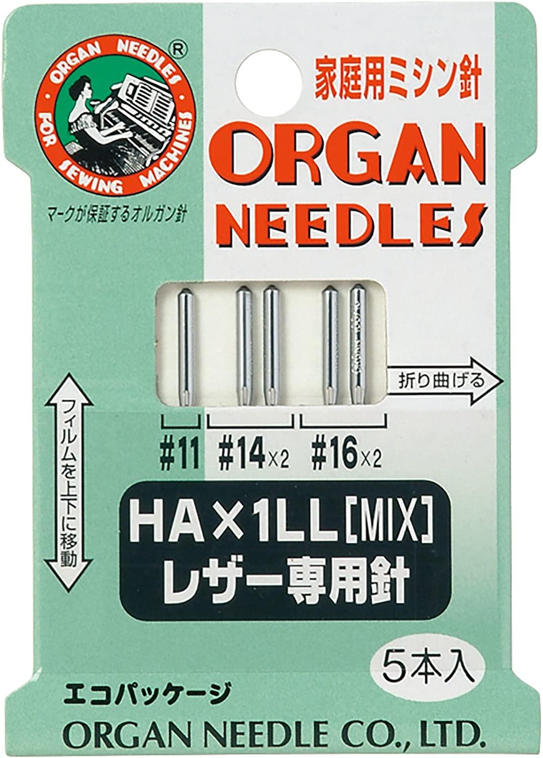 Organ Needles Home Sewing Machine Needles HA×1LL MIX Leather-Specific