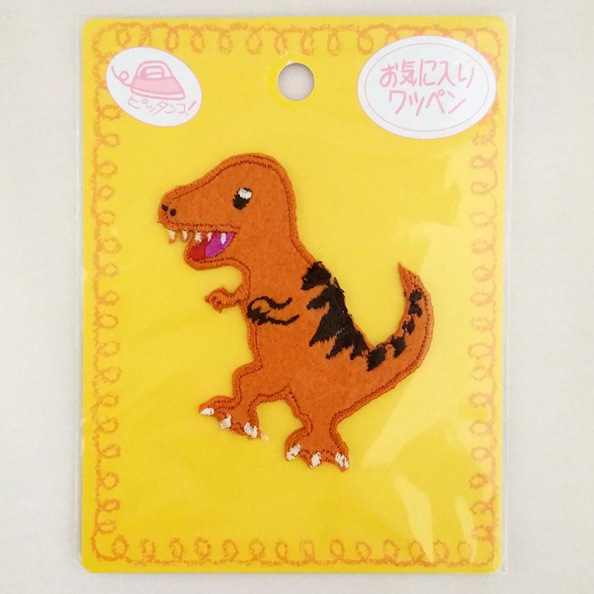 KIYOHARA Favorite Patch Tyranno Approx. Width 5.2cm x Height 5.6cm 1 Patch Included MOW539
