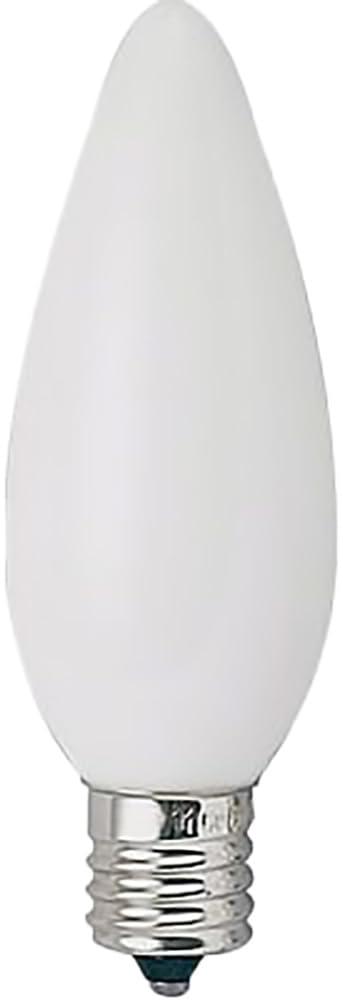 YAZAWA CORPORATION Chandelier Bulb 60W Equivalent E17 Base Frosted C321760F