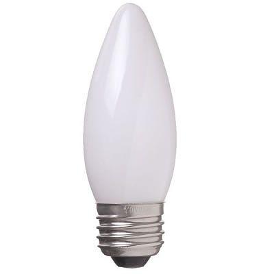 YAZAWA Chandelier Bulb C37 E26 25W Frosted C372625F