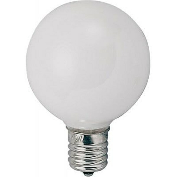 YAZAWA Baby Ball Bulb G50 E17 25W White G501725W YAZAWA