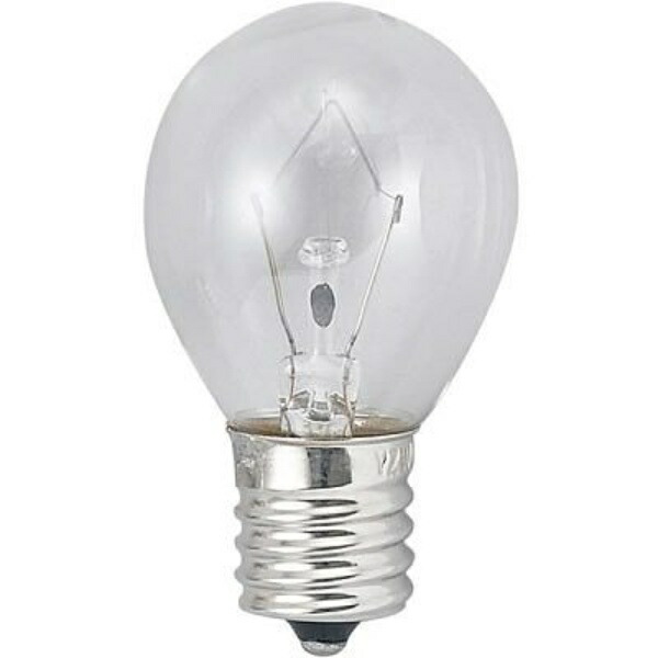 YAZAWA Krypton Mini Lamp 40W Type E17 Base Clear KS351736C YAZAWA