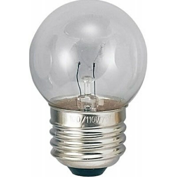 YAZAWA Baby Ball Bulb G40 E26 25W Clear G402625C YAZAWA