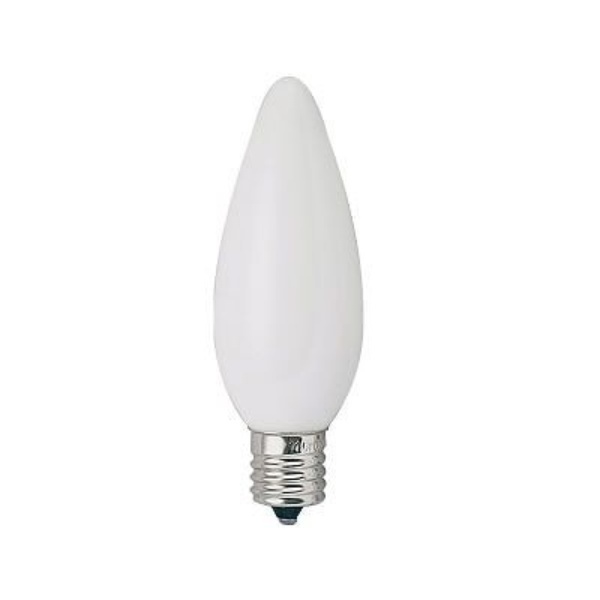 YAZAWA Chandelier Bulb C32 E12 25W White C321225W YAZAWA