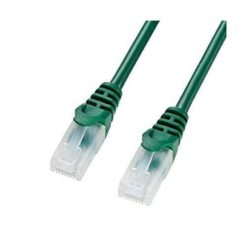 Sanwa Supply CAT5e LAN Cable with Clip Protection 0.5m Green LA-Y5TS-005G