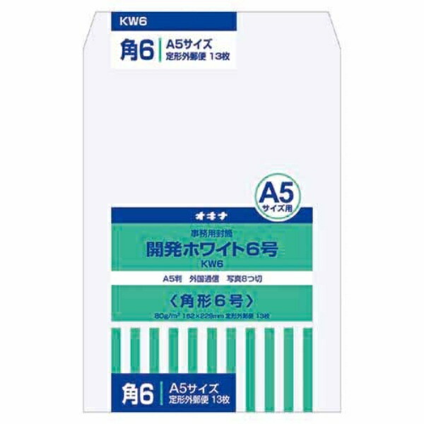 Okina Development White Envelope No. 6