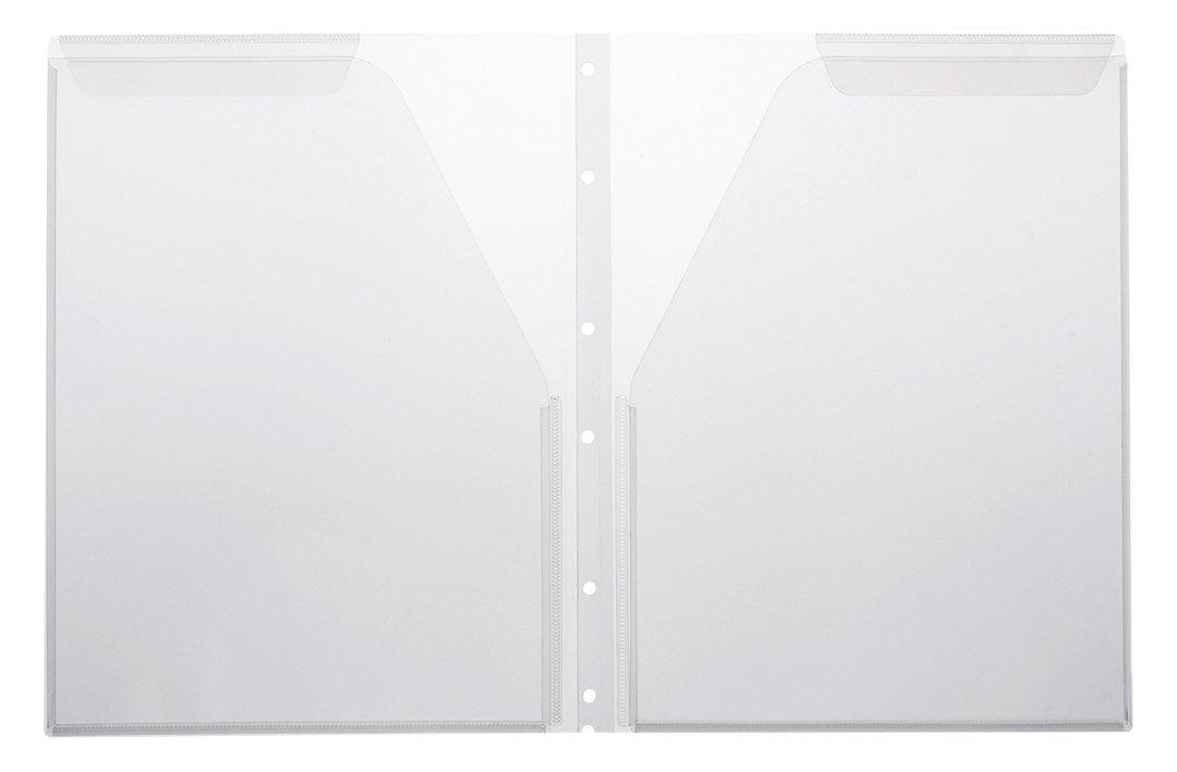 King Jim Hard Clear File Pocket (6-Hole) A4S 6130