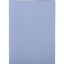 King Jim Emily Hard Holder EY759 Blue Gray 3-Pocket A4S
