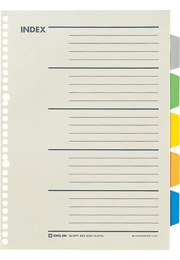 King Jim Color Index (Multi-Hole) A4 907P