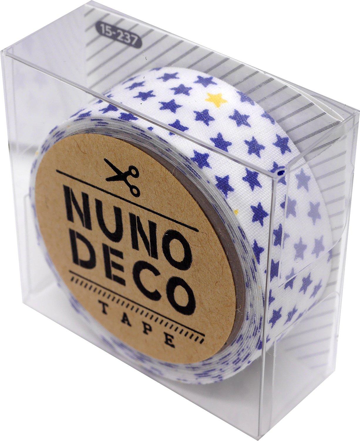 KAWAGUCHI Handicraft Supplies NUNO DECO Tape Small Star White 15-237