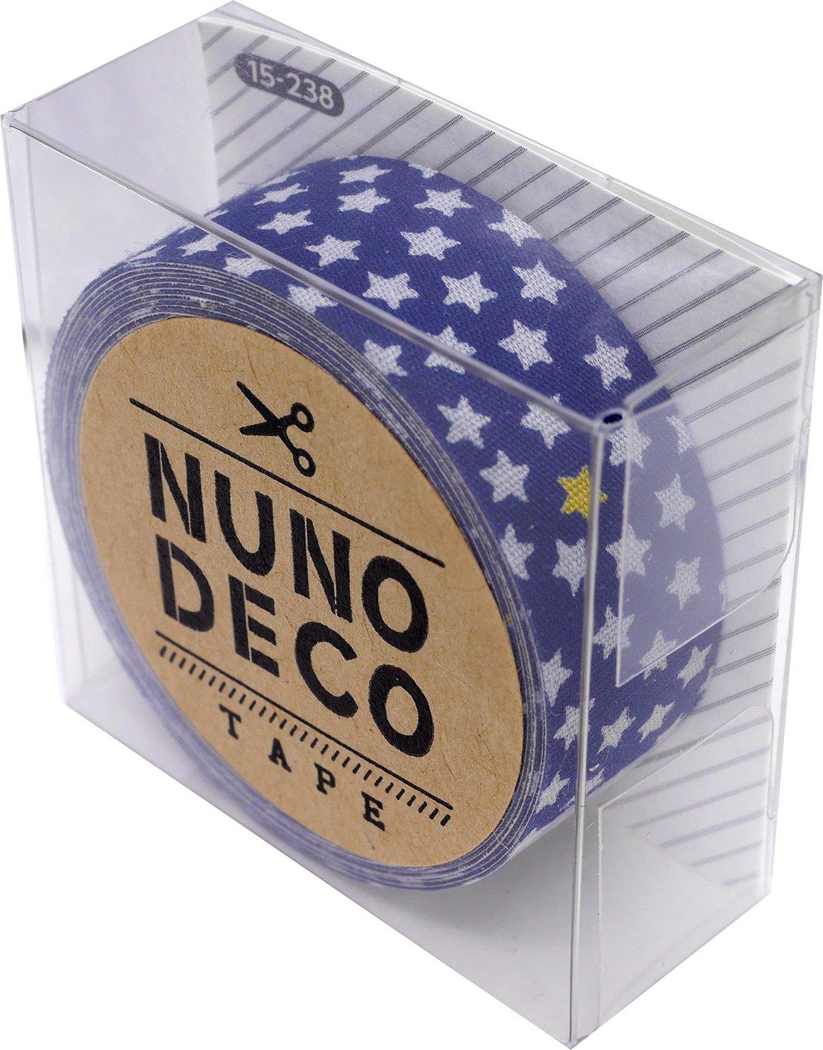 KAWAGUCHI Handicraft Supplies NUNO DECO Tape Small Star, Blue 15-238