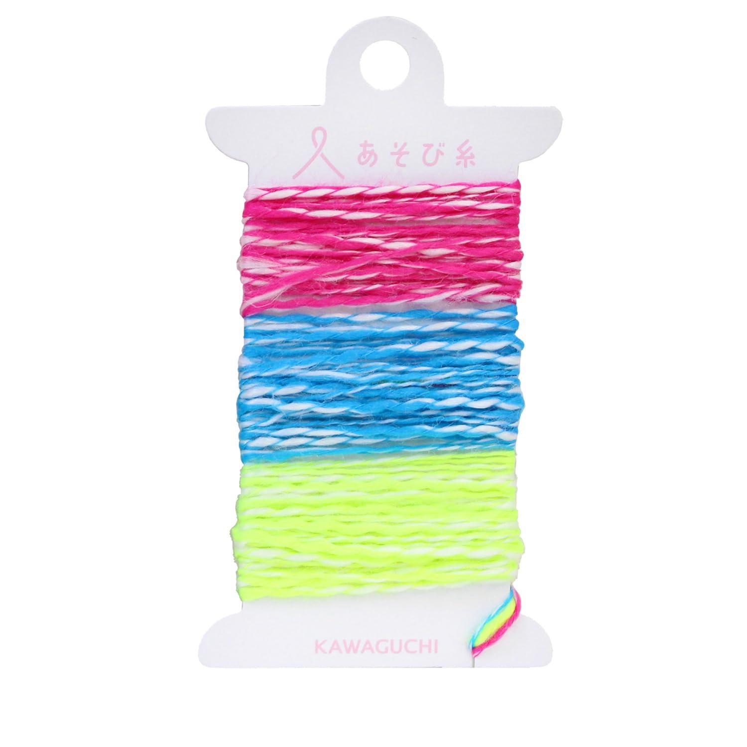 KAWAGUCHI Play Yarn Fluorescent Marble TK15444