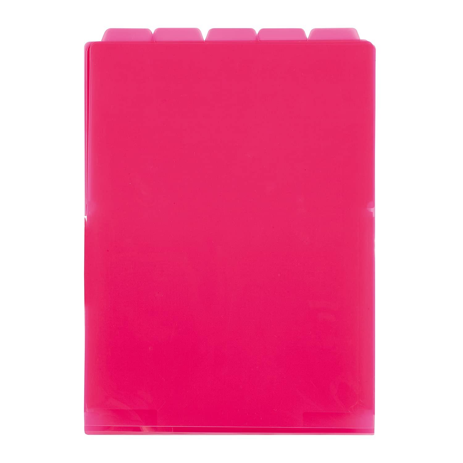 Sekisei Actif 5-Index Folder A4 Vertical Rose ACT-915-23