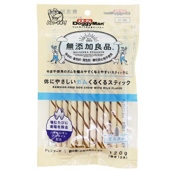Doggyman Hayashi Additive-Free Premium Quality Gentle on the Body Gum Swirl Stick 120g
