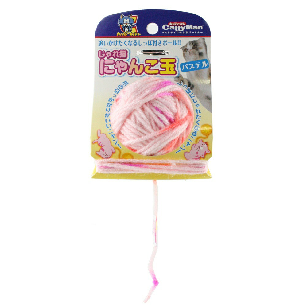 CattyMan Playful Cat Ball Pastel