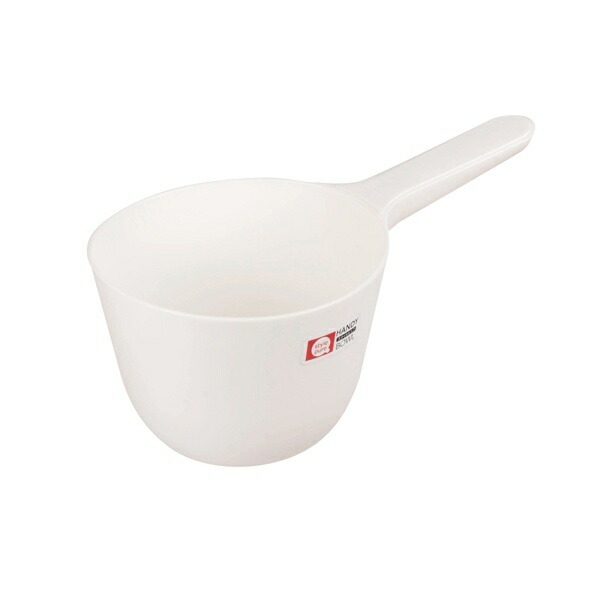 Pearl Metal Single-Handle Bucket Handy Ball White Style Pure H-4491