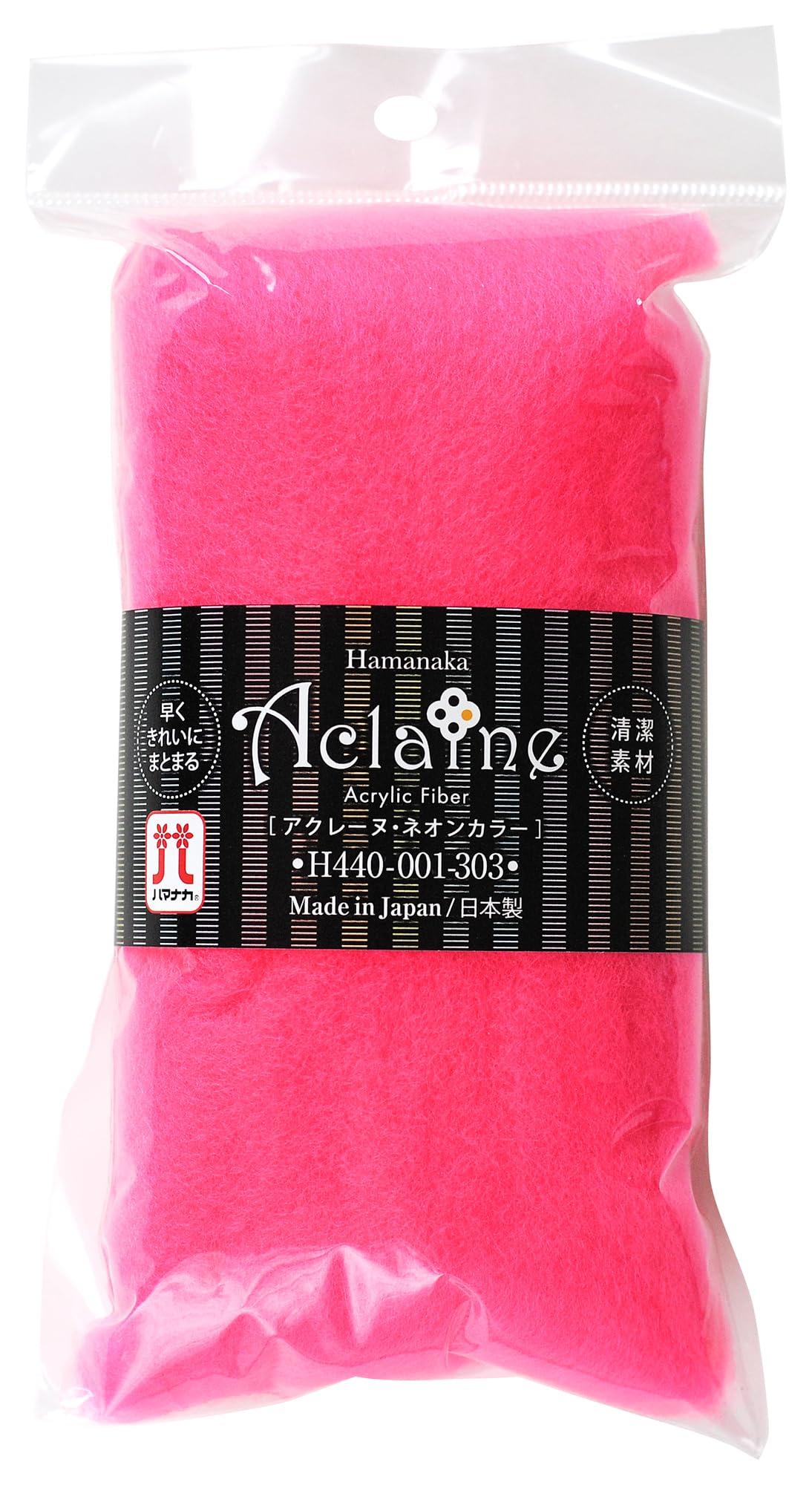 Hamana Wool Acrylene Neon Color Approx. 15g Neon Pink H440-001-303