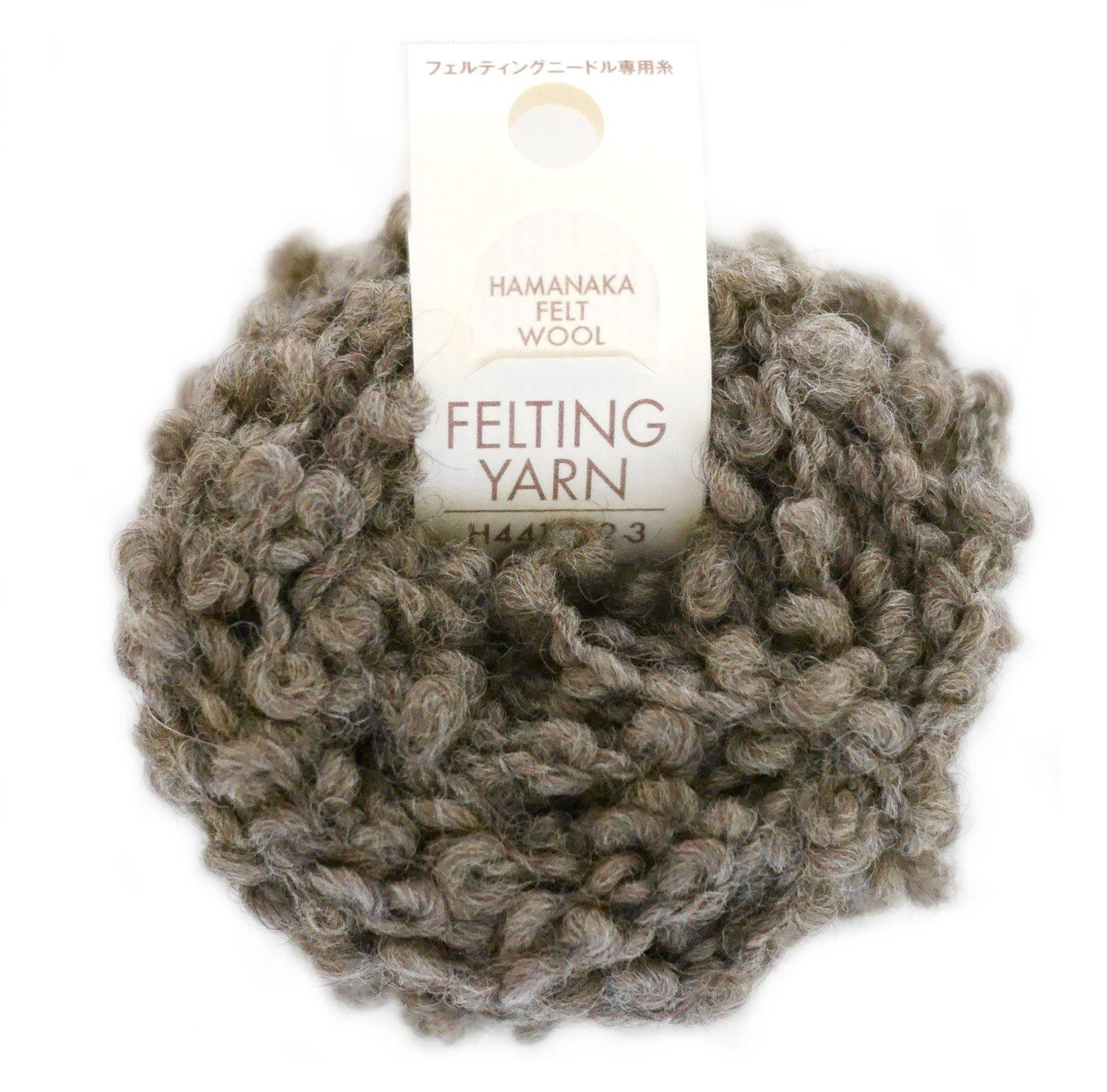 Hamana Felting Yarn Loop 10m col.3 Brown H441-112-3