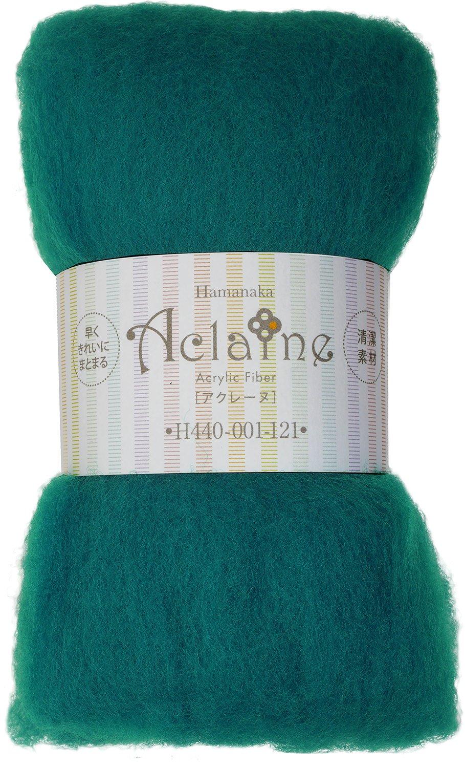 Hamana Wool Felt Acrylic Fiber Acryne Col.121 Green 15g H440-001-121