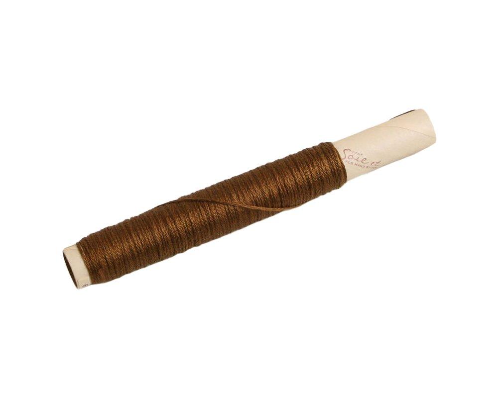 Soie Stitching Thread Solid Color 15m Brown SOIE-643