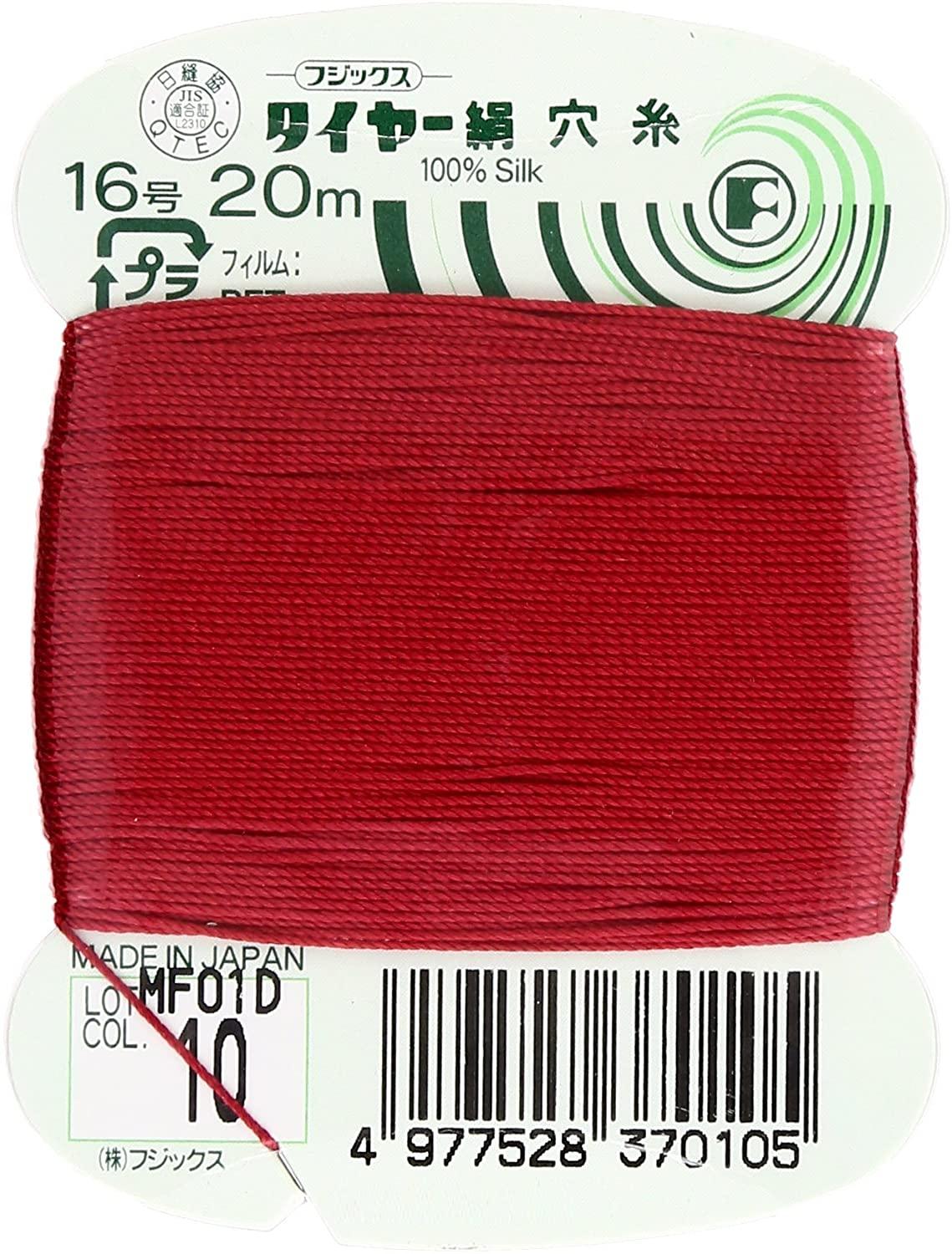 Fujix Tyre Silk Thread No. 16 Length 20m col.10