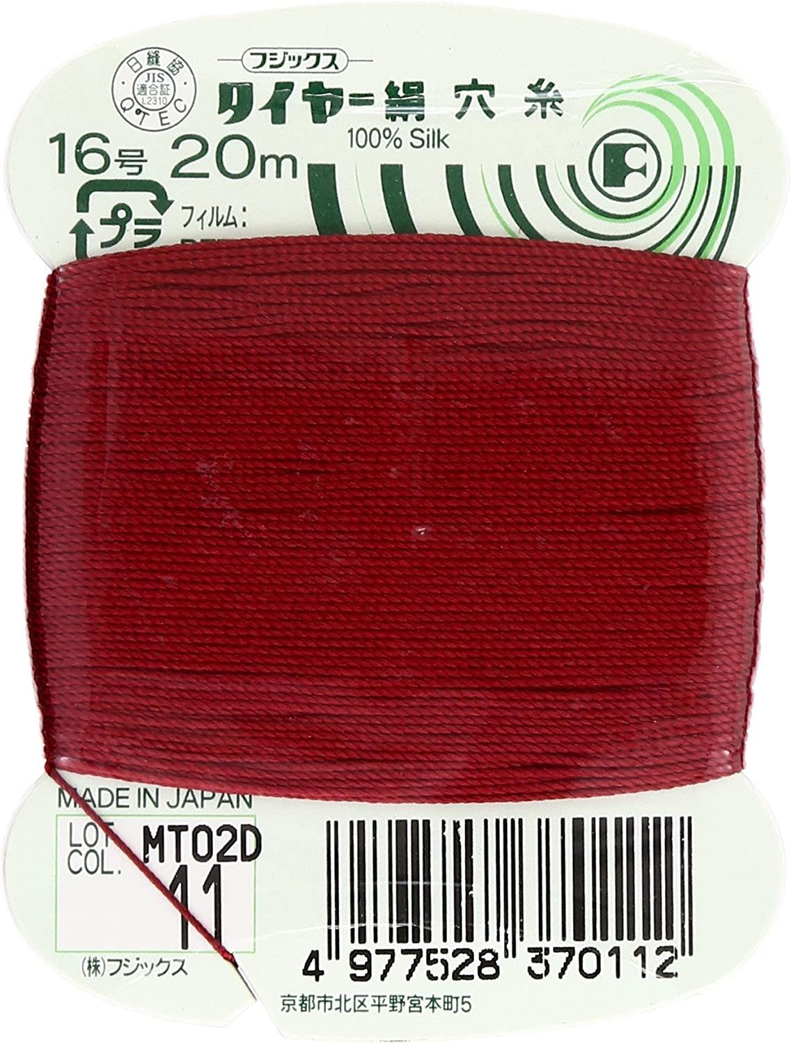 Fujix Tyre Silk Thread No. 16 Length 20m col.11