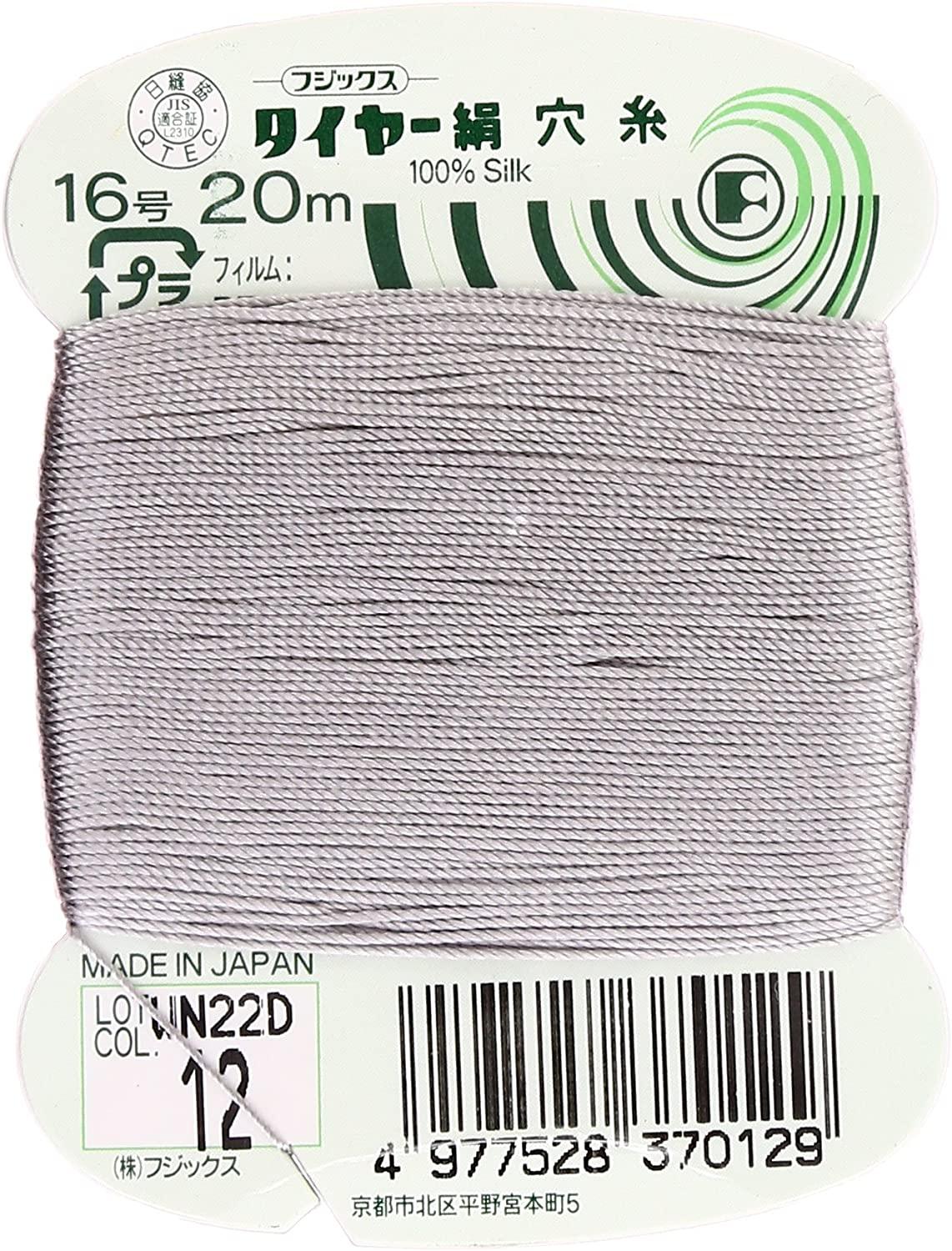 Fujix Tyre Silk Thread No. 16 Length 20m col.12