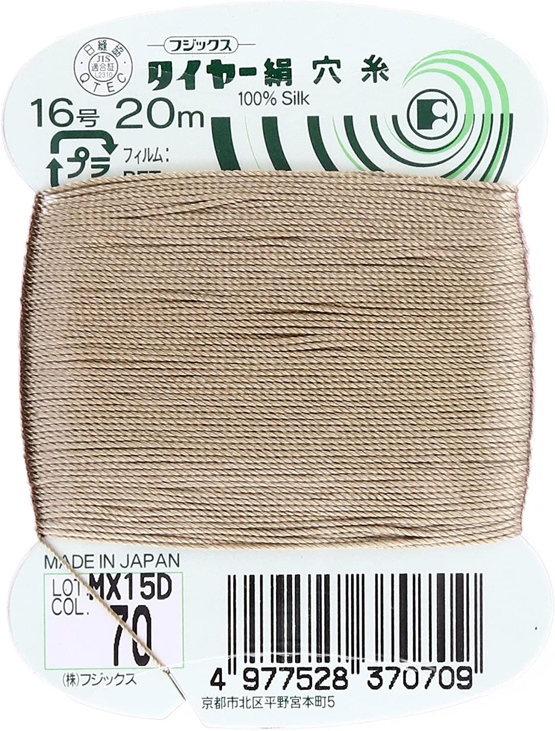 Fujix Tyre Silk Thread No. 16 Length 20m col.70