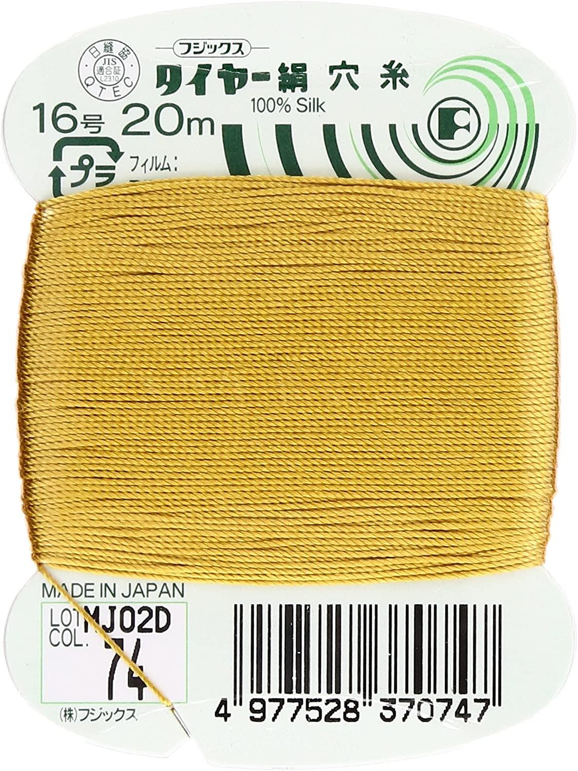 Fujix Tyre Silk Thread No. 16 Length 20m col.74