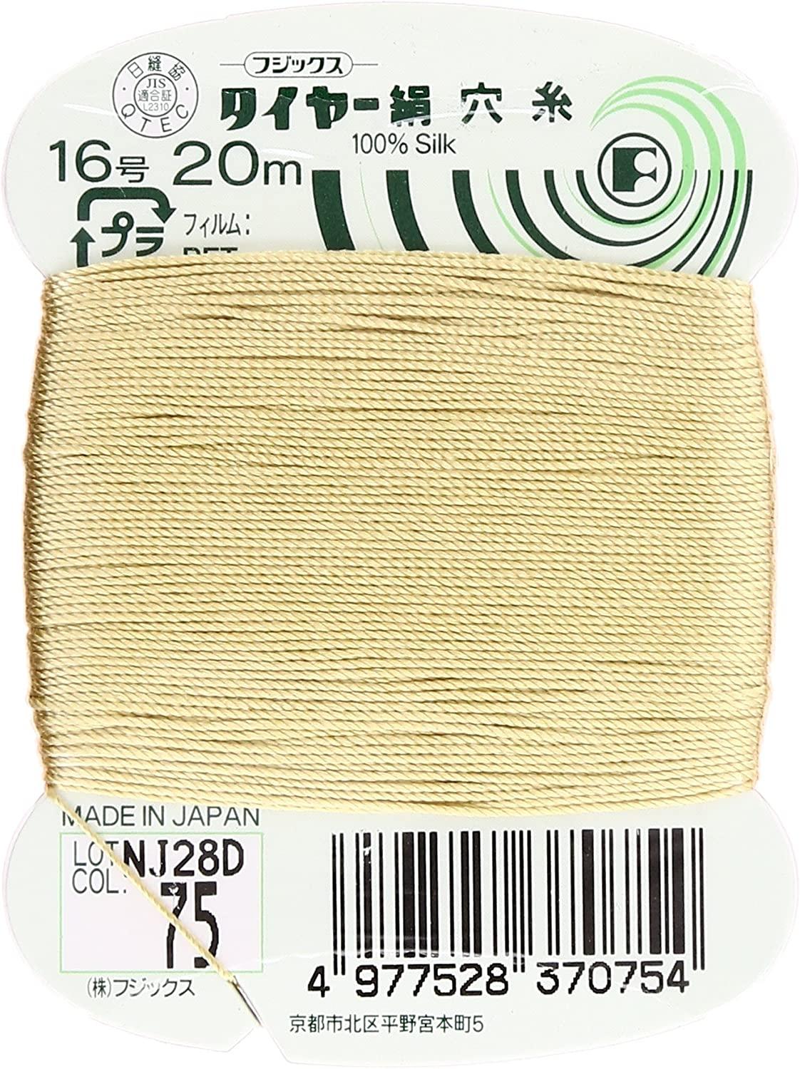 Fujix Tyre Silk Thread No. 16 Length 20m col.75