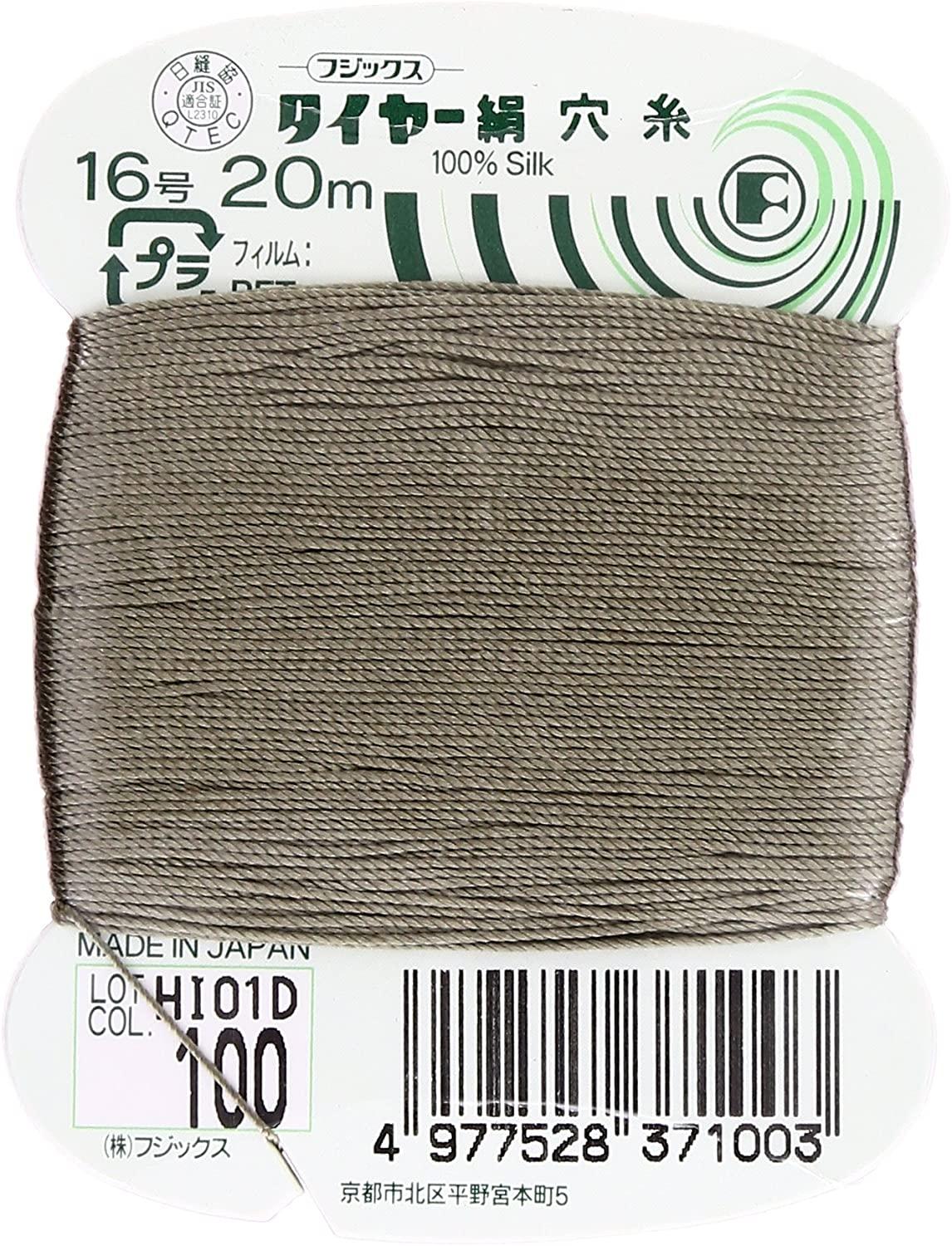 Fujix Tyre Silk Thread No. 16 Length 20m col.100