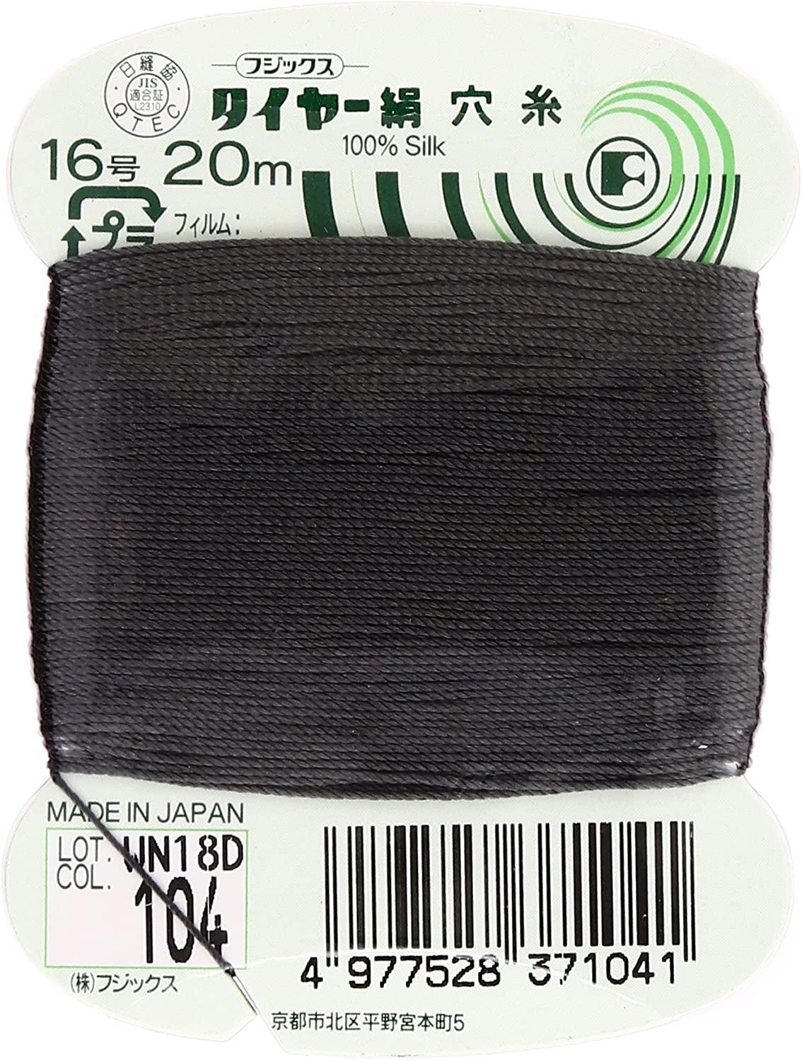 Fujix Tyre Silk Thread No. 16 Length 20m col.104