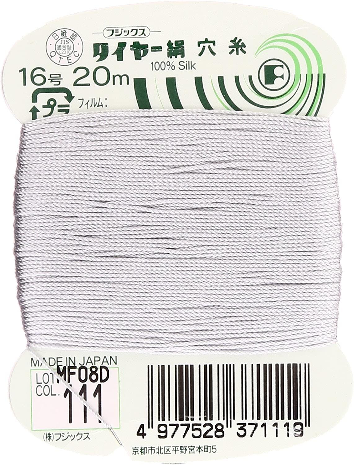 Fujix Tyre Silk Thread No. 16 Length 20m col.111