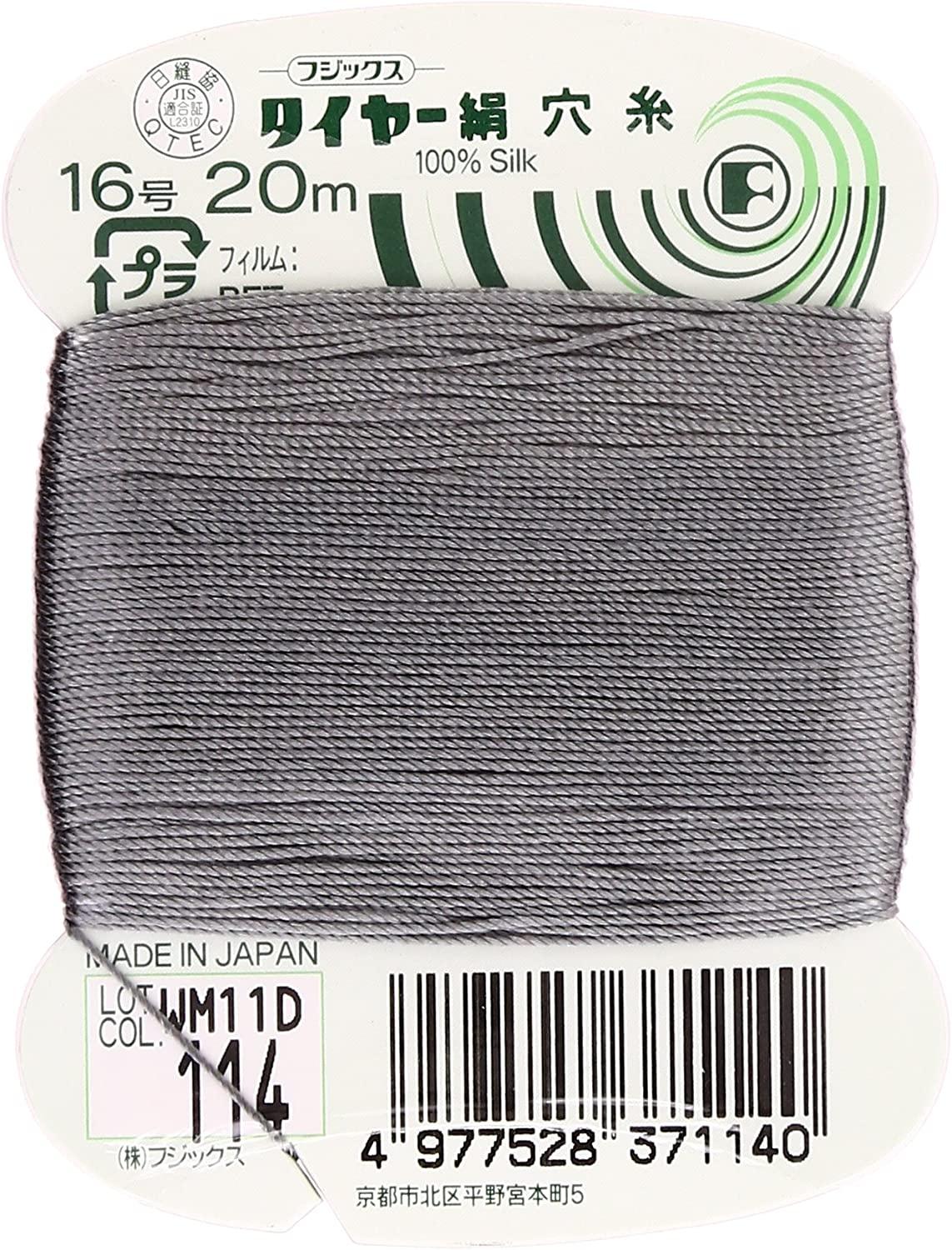 Fujix Tyre Silk Thread No. 16 Length 20m col.114