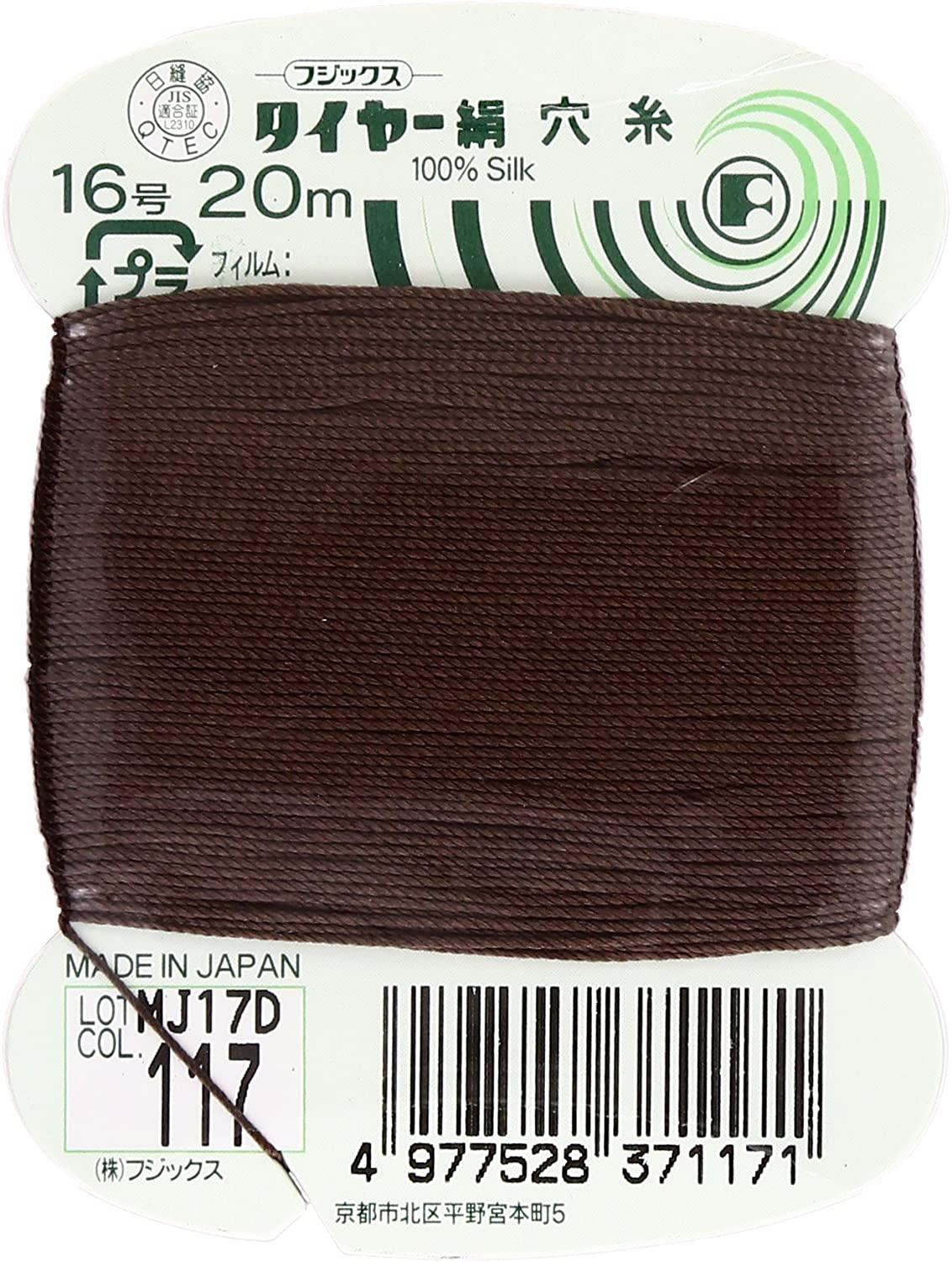 Fujix Tyre Silk Thread No. 16 Length 20m col.117