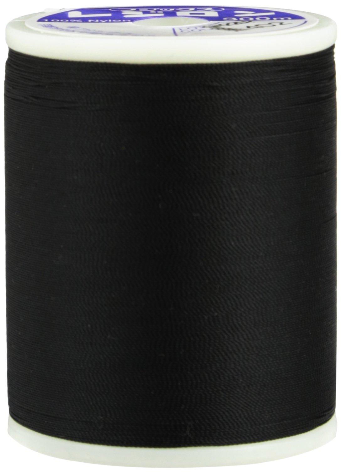 FUJIX Fujix Regilon Knit & Stretch Fabric Special Sewing Thread 300m Length, 50 Weight, col.402 Black