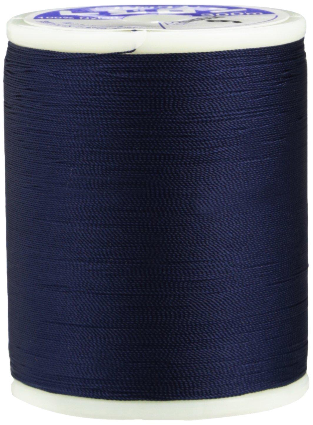 FUJIX Fujix Regilon Knit & Stretch Fabric Special Sewing Thread 300m Length, No. 50 Weight, col.9 Navy Blue